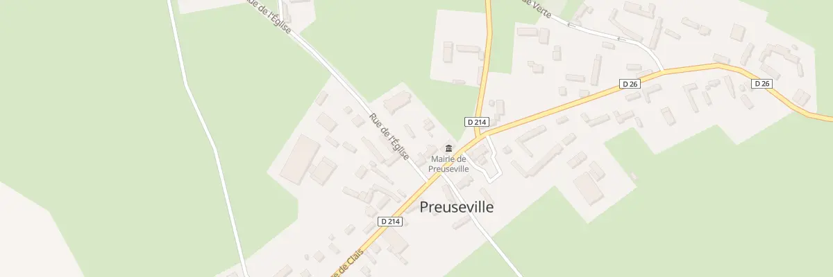 Plan du 4 Rte de Clais à Preuseville