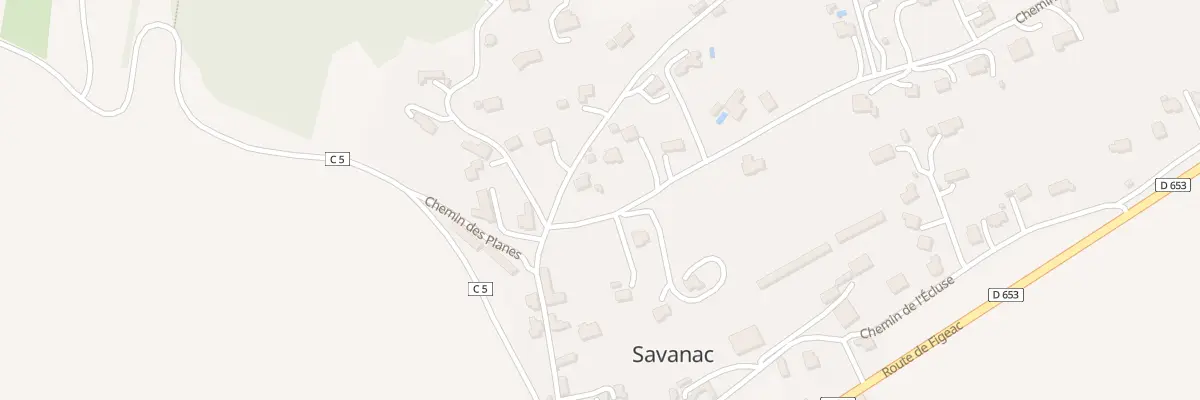 Plan du 232 Rte de l’Acqueduc à Lamagdelaine