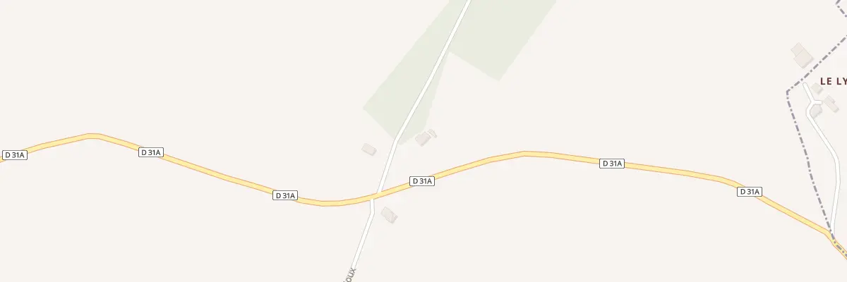 Plan du 126 Che du Grand Reclos à Saint-Germain-les-Belles
