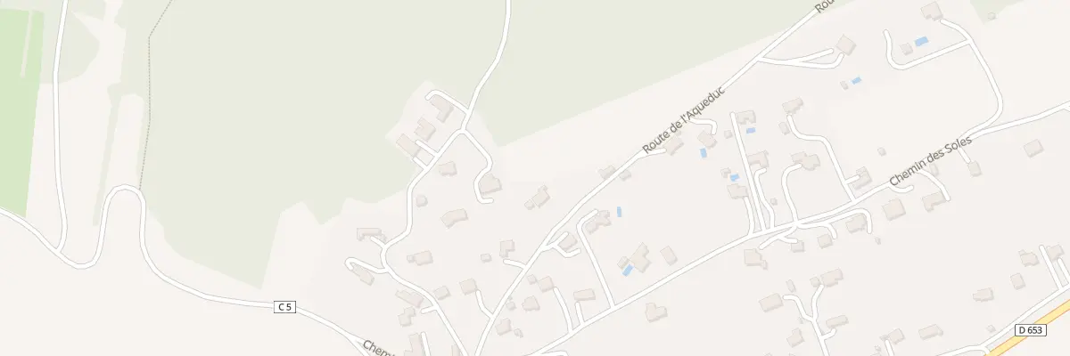 Plan du 375 Rte de l’Acqueduc à Lamagdelaine