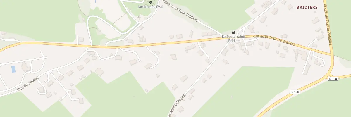 Plan du 26 Rue de La Tour de Bridiers à La Souterraine