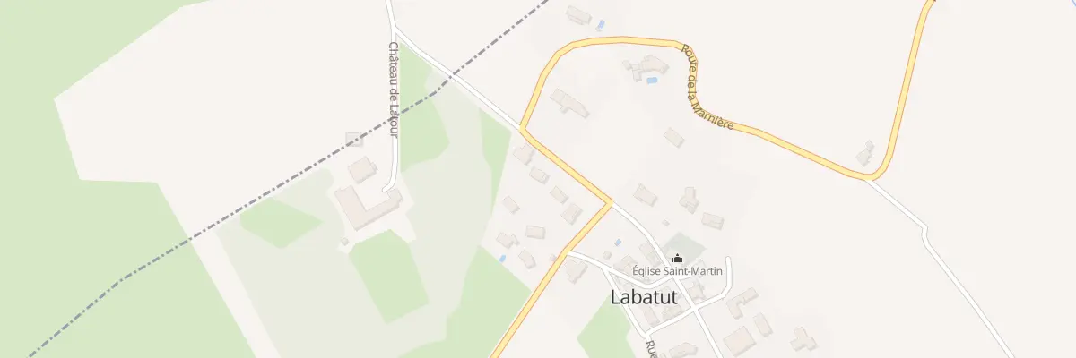 Plan du 3 Lot Clos du Chateau de la Tour à Labatut