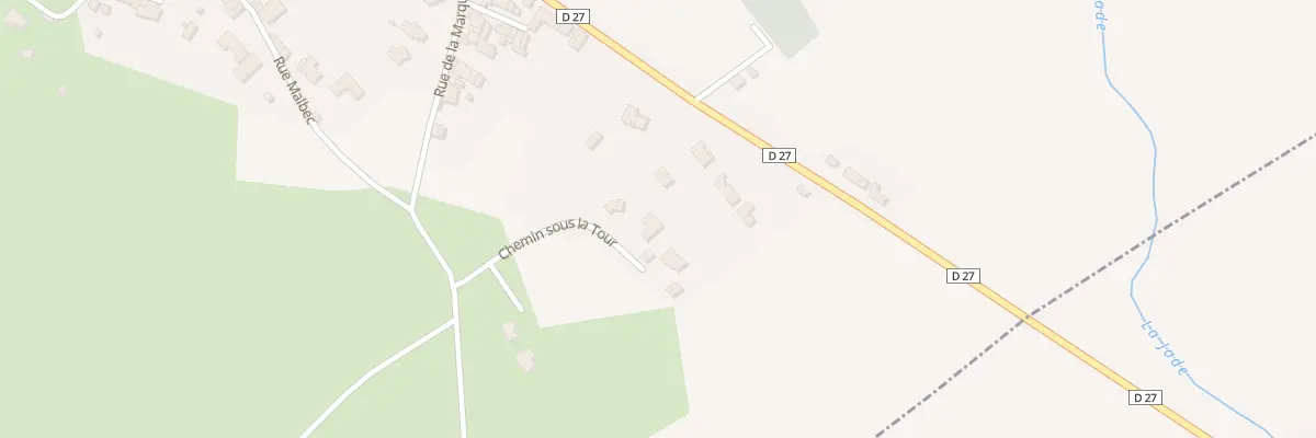 Plan du 7 Sous la Tour à Lissac