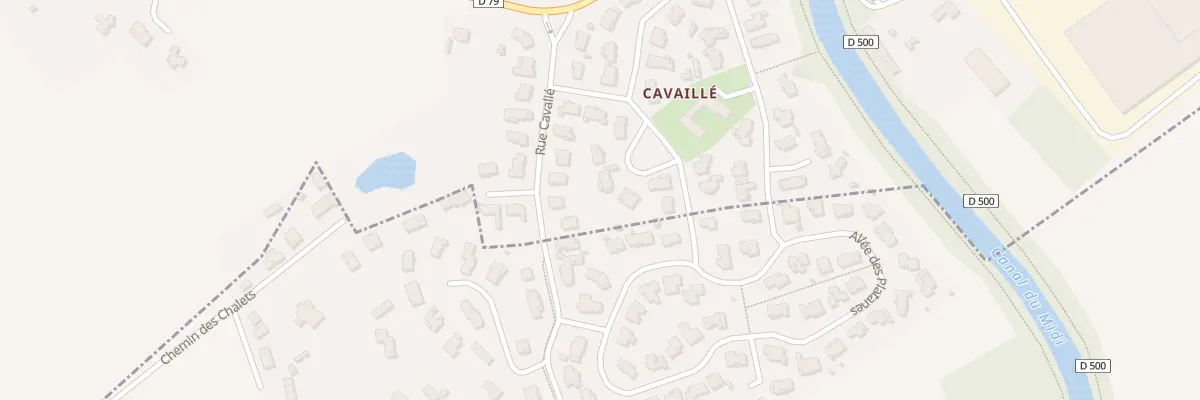 Plan du 7 Rue des Péniches à Castanet-Tolosan