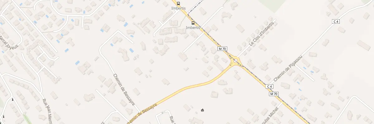 Plan du 66 Che de Montrabé à Saint-Jean