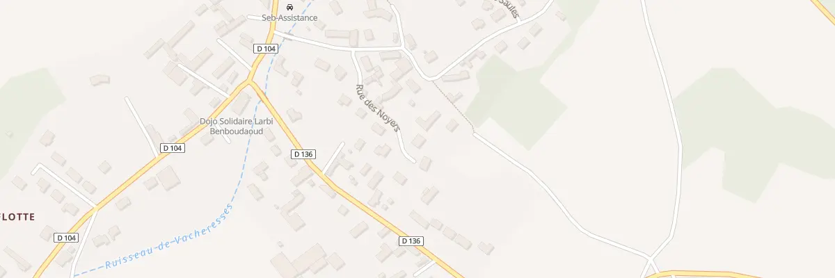 Plan du 3 Rue des Noyers à Néron