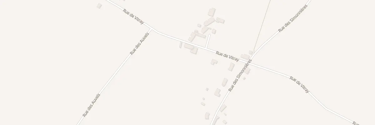 Plan du 25 Rue de Vitray à Billy