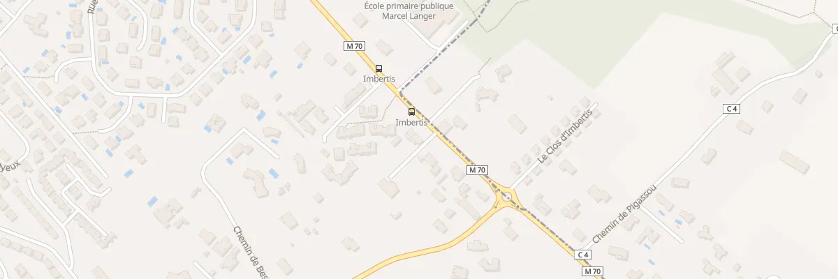 Plan du 64 Che de Montrabé à Saint-Jean