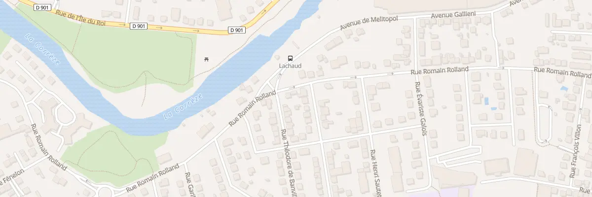 Plan du 67 Rue Romain Rolland à Brive-la-Gaillarde