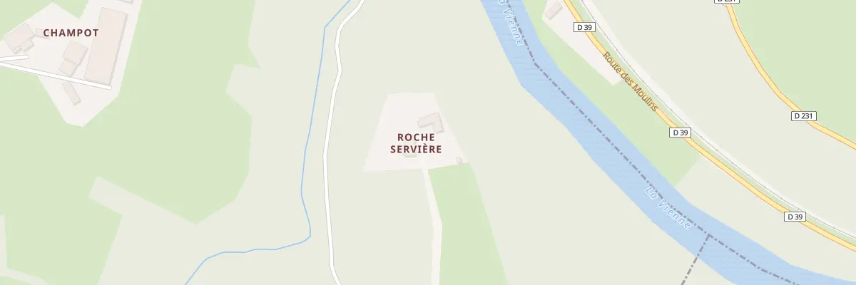 Plan du 1 Roche Servière à Eybouleuf