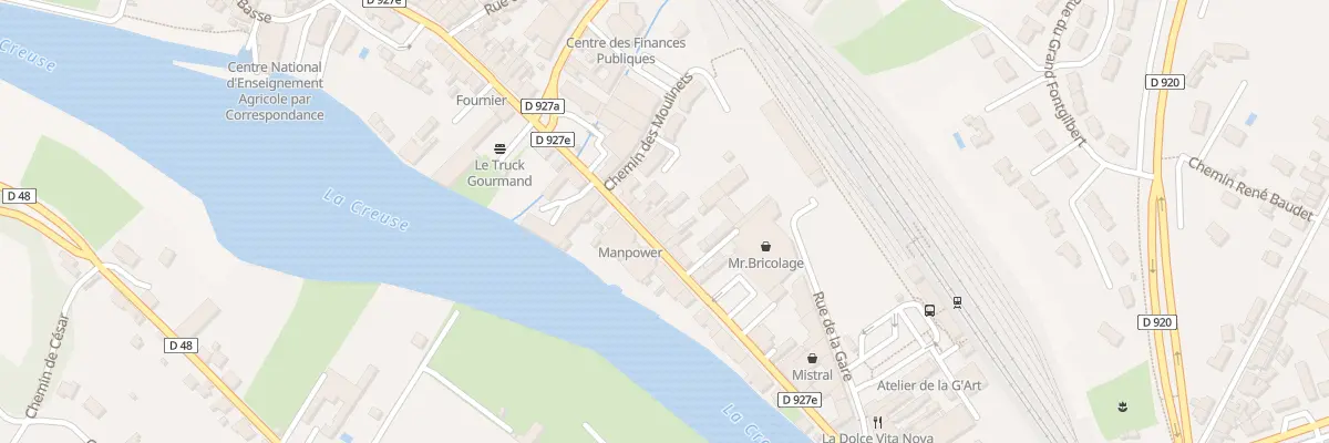 Plan du 28 Rue Jean-jacques Rousseau à Argenton-sur-Creuse