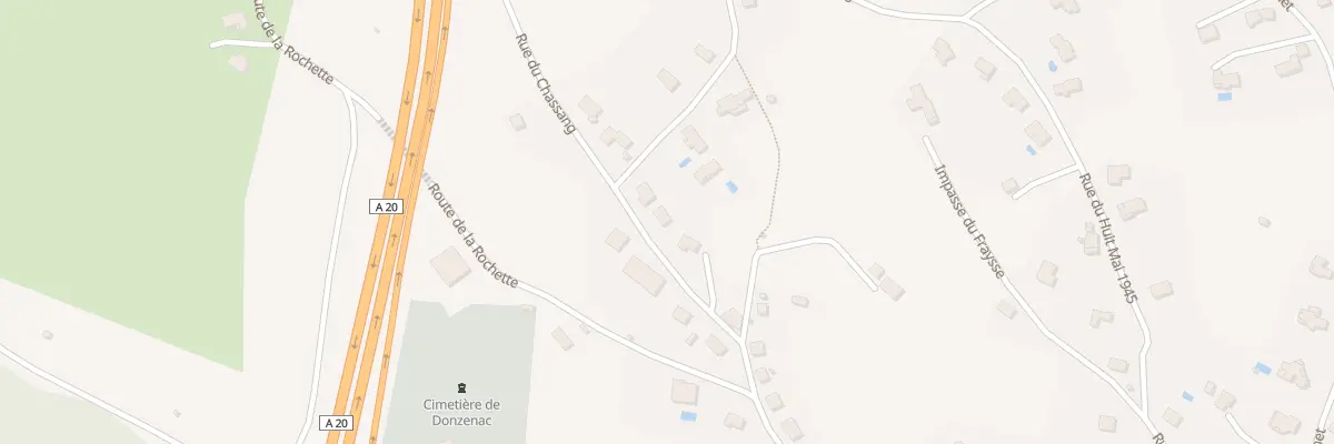 Plan du 160 Rue Du Chassang à Donzenac