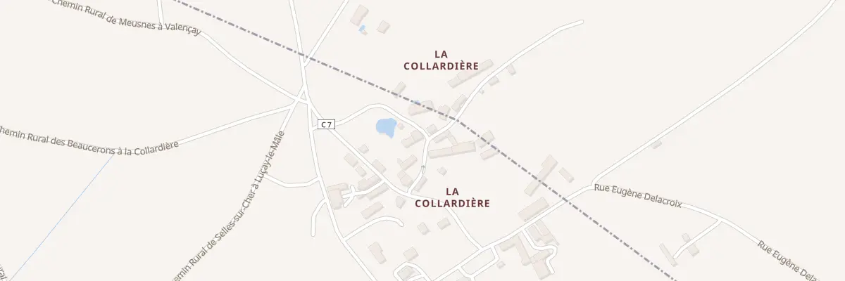 Plan du 34 La Collardiere à Lye