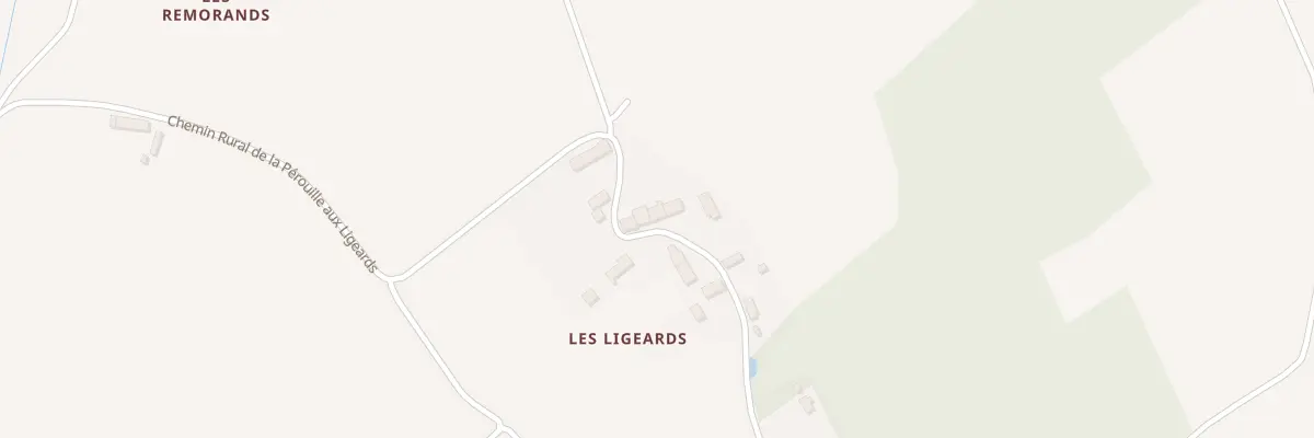 Plan du 1 Les Ligeards à Chasseneuil