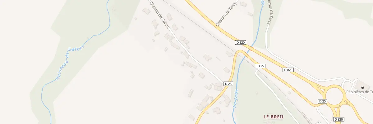 Plan du 125 Che de Calers à Cintegabelle
