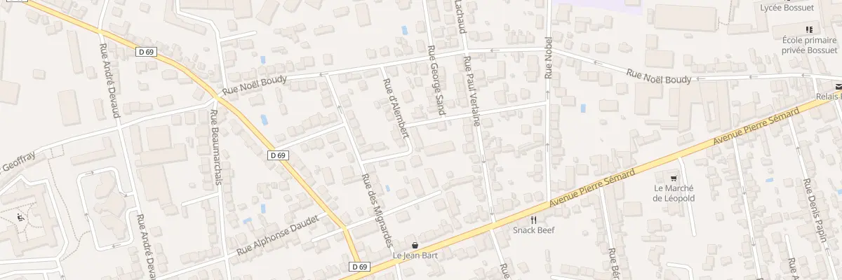 Plan du 11 Rue D’Alembert à Brive-la-Gaillarde