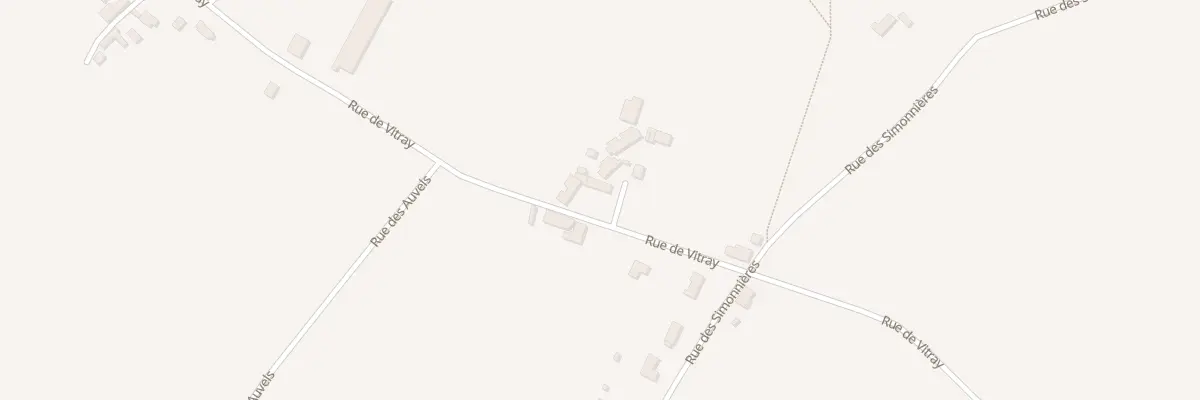Plan du 28 Rue de Vitray à Billy
