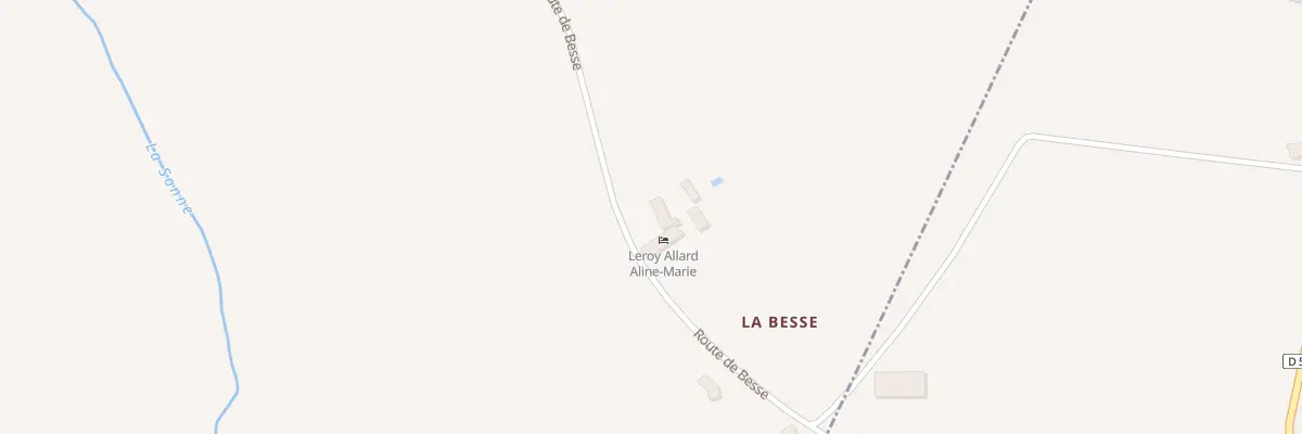 Plan du 5389 Rte de la Besse à Celon