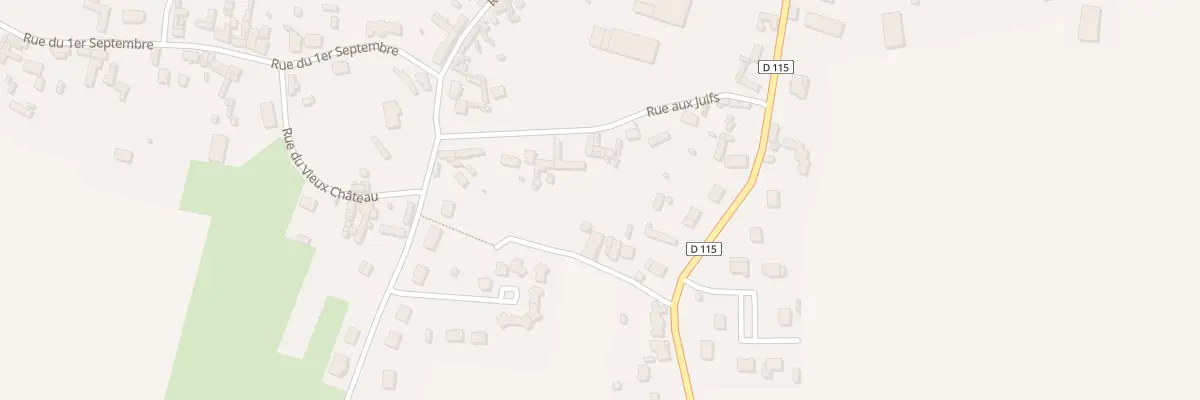 Plan du 14 Rue aux Juifs à Guerville
