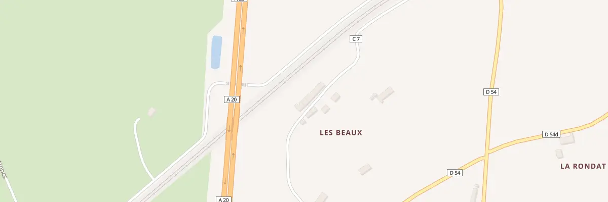Plan du 3 All des Beaux à Celon