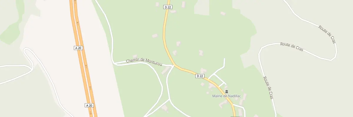 Plan du 5635F Les Ginibrades à Nadillac