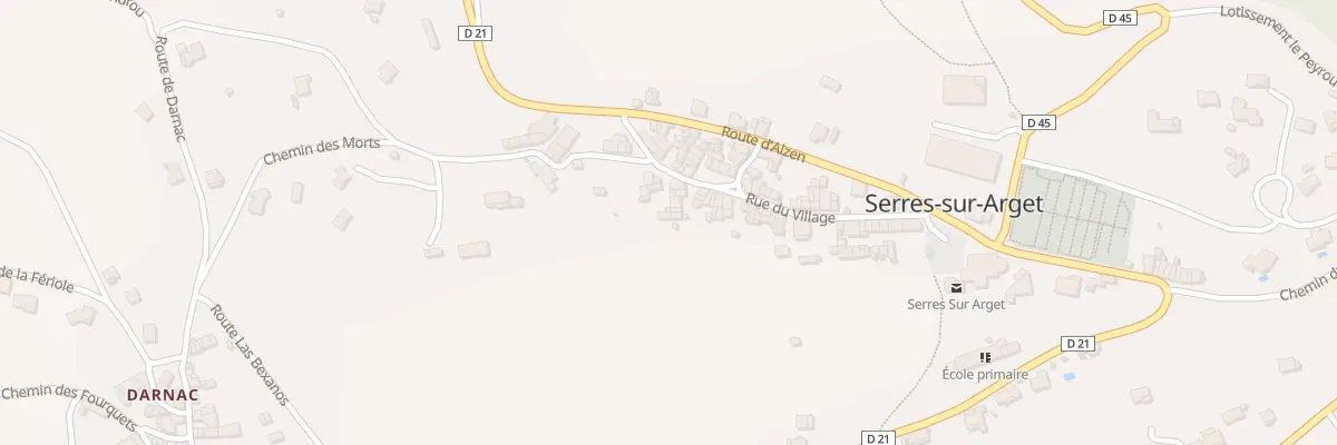 Plan du 234 Serres Village à Serres-sur-Arget