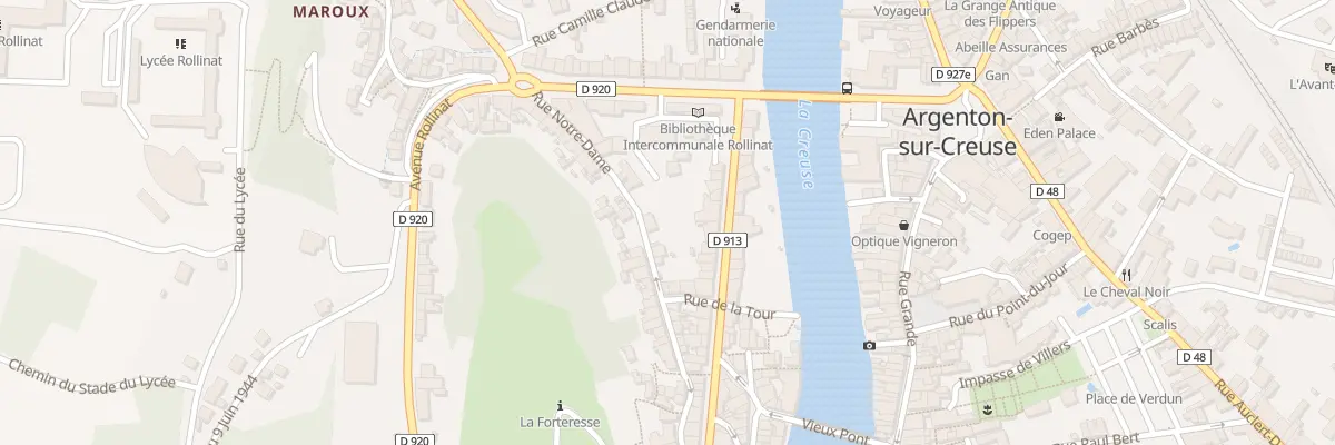 Plan du 3 Rue Notre Dame à Argenton-sur-Creuse