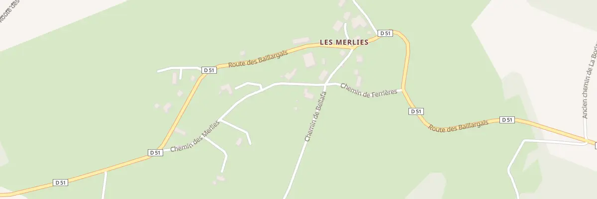 Plan du 5127F Ferrieres à Ginouillac