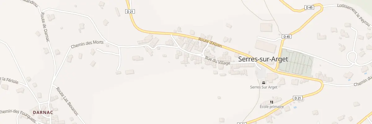 Plan du 233 Serres Village à Alzen