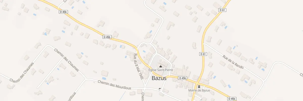Plan du 9 Pl du Palais à Bazus