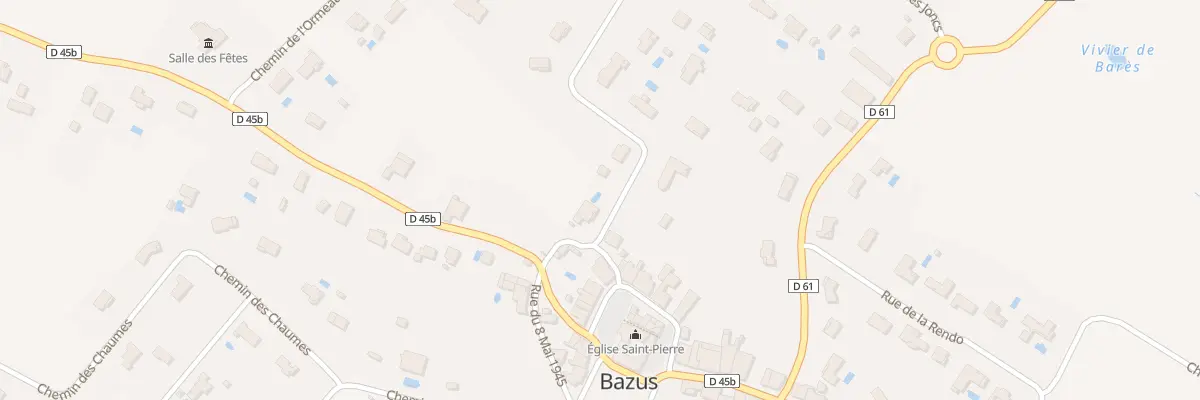 Plan du 65 Che du Forgeron à Bazus
