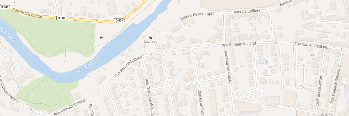 Plan du 61 Rue Romain Rolland à Brive-la-Gaillarde