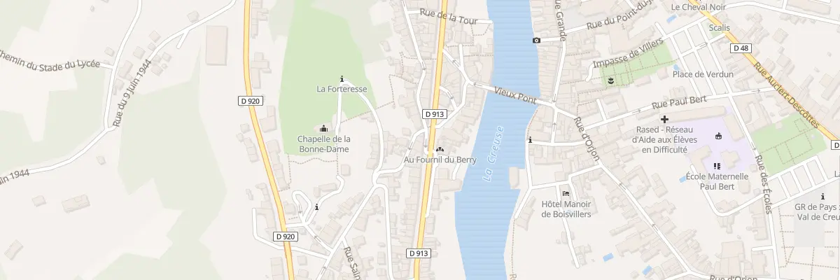 Plan du 48 Rue Victor Hugo à Argenton-sur-Creuse