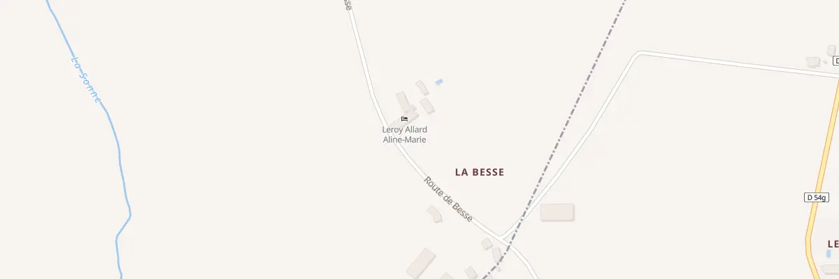 Plan du 3 Rte de la Besse à Celon