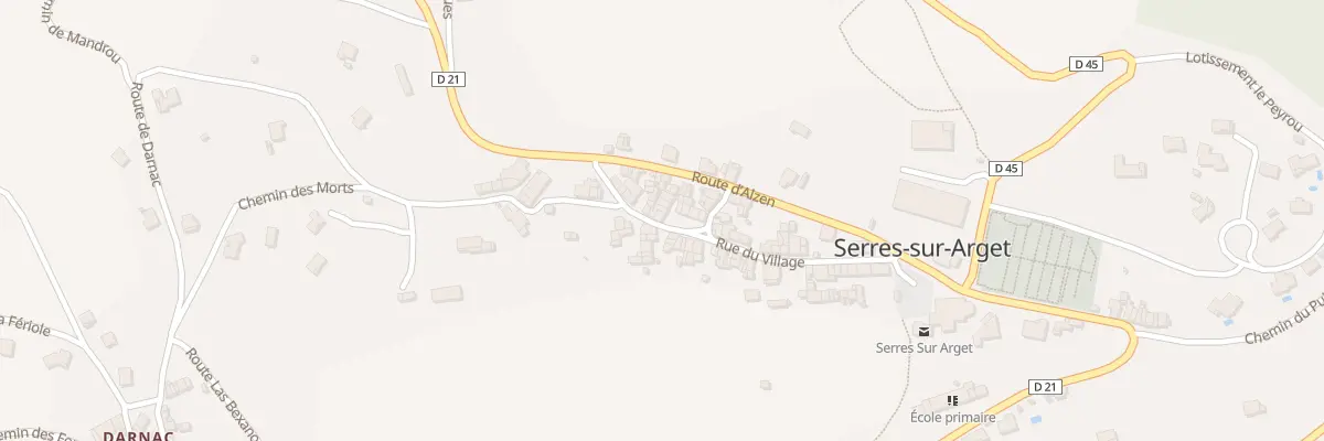Plan du 224 Serres Village à Serres-sur-Arget