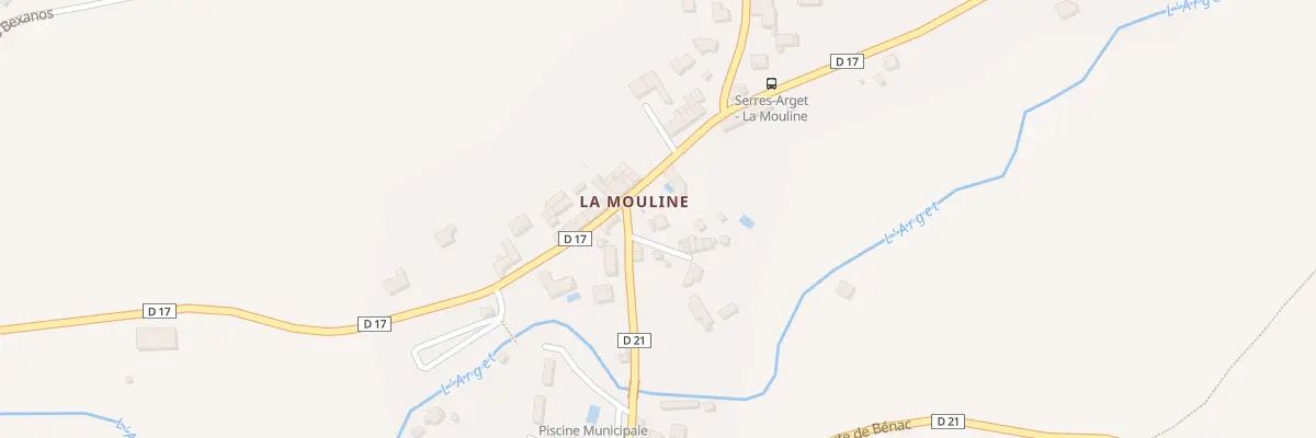 Plan du 310 La Mouline à Serres-sur-Arget