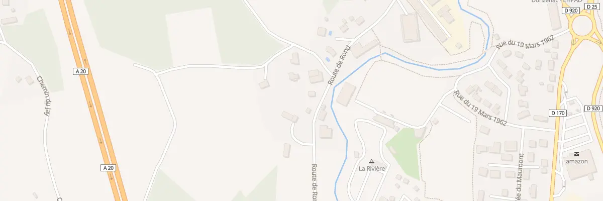 Plan du 5948 La Peyrie à Donzenac
