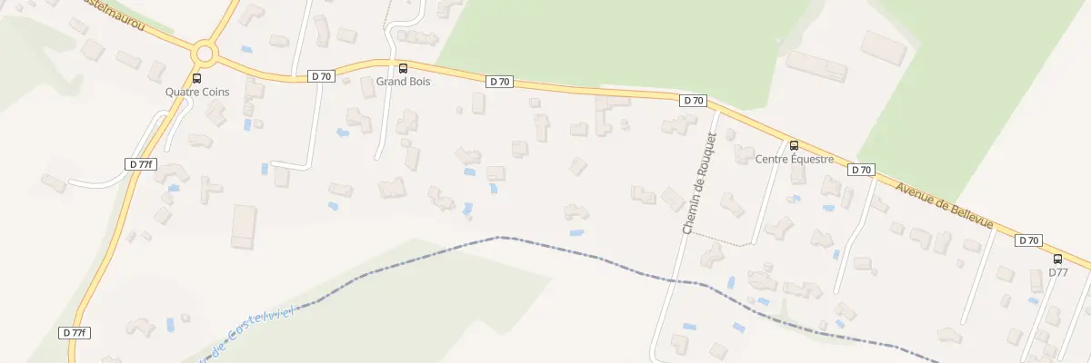 Plan du 29 Av de Bellevue à Lapeyrouse-Fossat