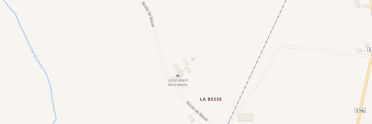 Plan du 1 Rte de la Besse à Bazaiges