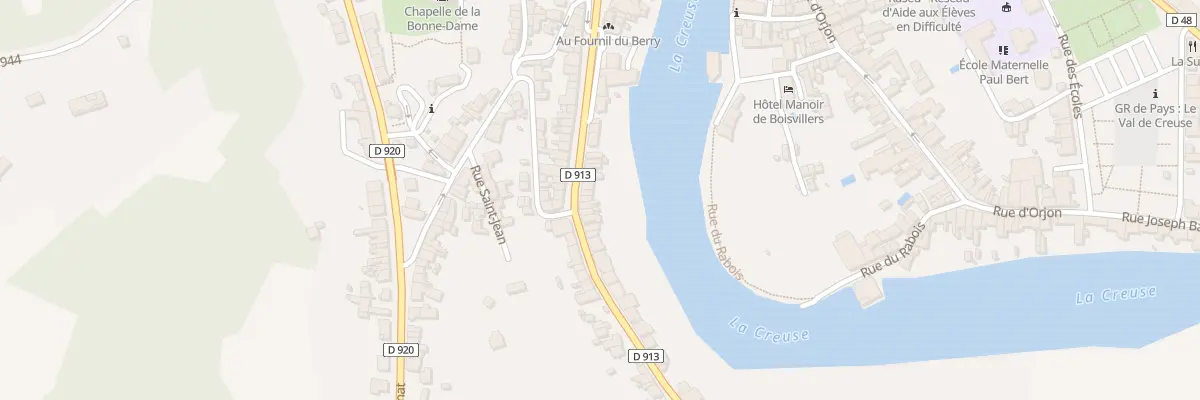 Plan du 59 Rue Victor Hugo à Argenton-sur-Creuse