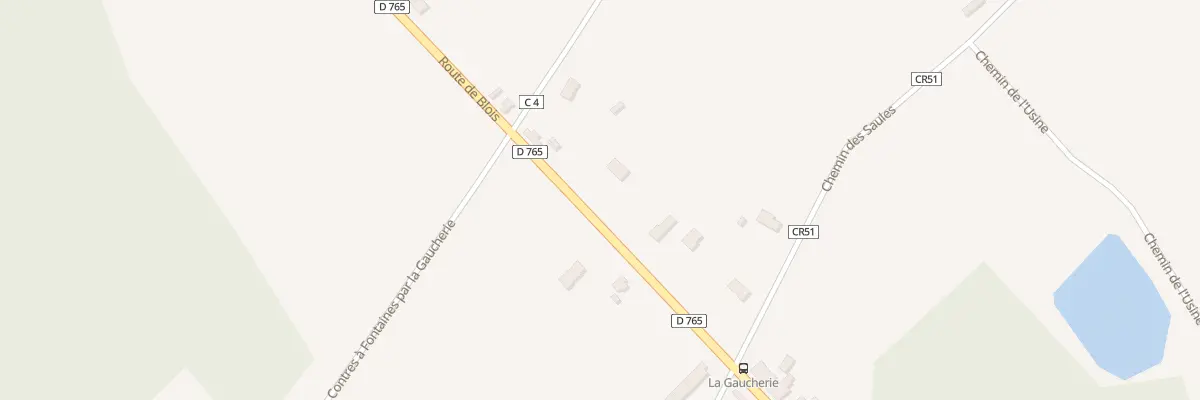 Plan du 509 Rte de Blois à Fontaines-en-Sologne