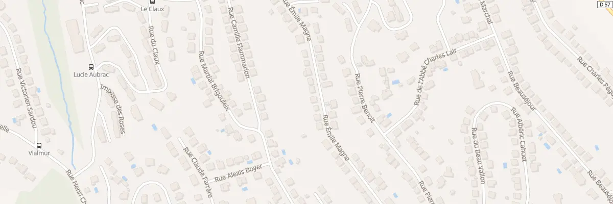 Plan du 47 Rue Emile Magne à Brive-la-Gaillarde