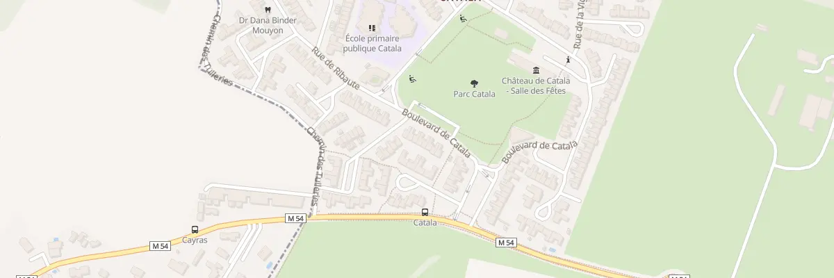 Plan du 25 Bd de Catala à Saint-Orens-de-Gameville