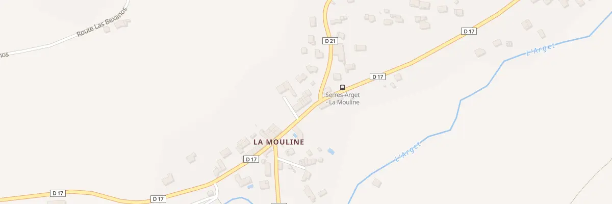 Plan du 293 La Mouline à Serres-sur-Arget