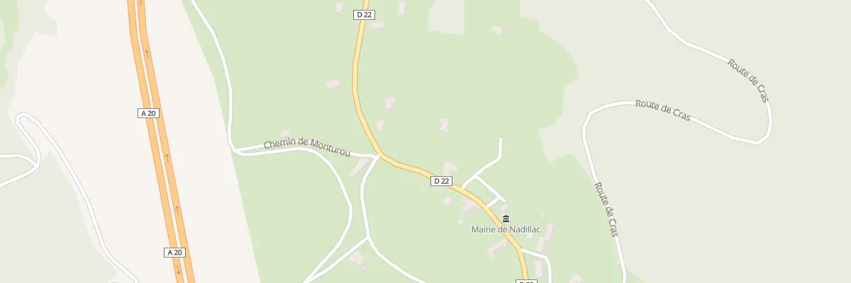 Plan du 259 Rue de la Rauze à Nadillac