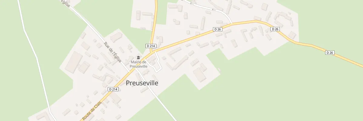 Plan du 4 Rte de Foucarmont à Preuseville