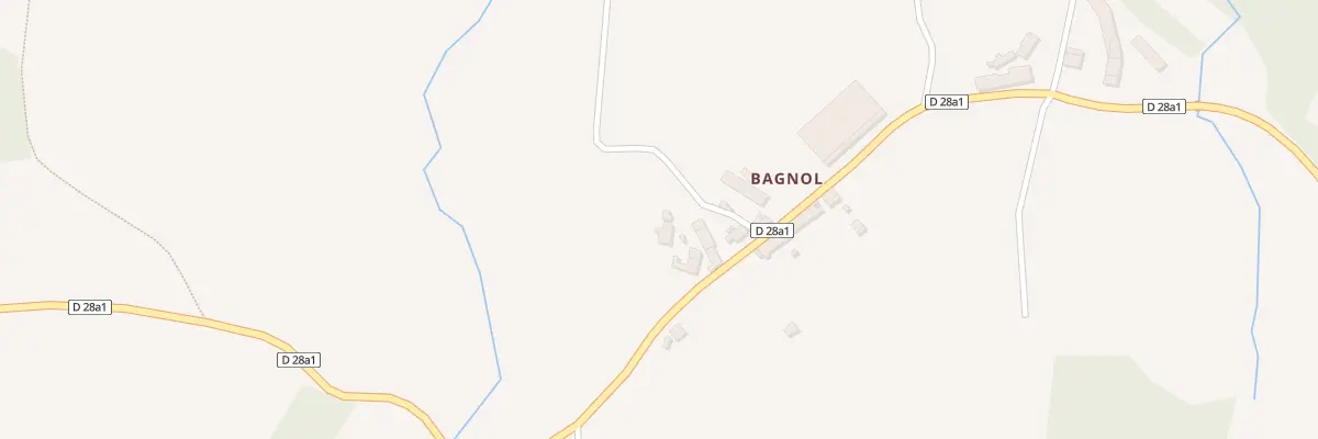 Plan du 3 Bagnol à Laurière