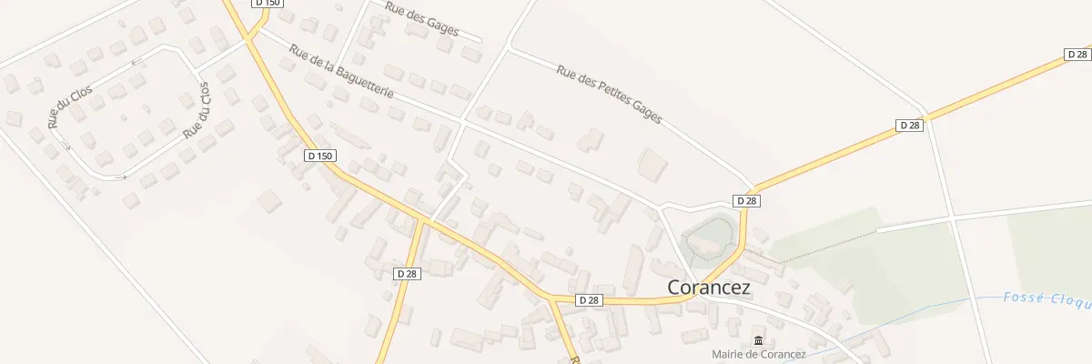 Plan du 7 Rue de la Baguetterie à Corancez