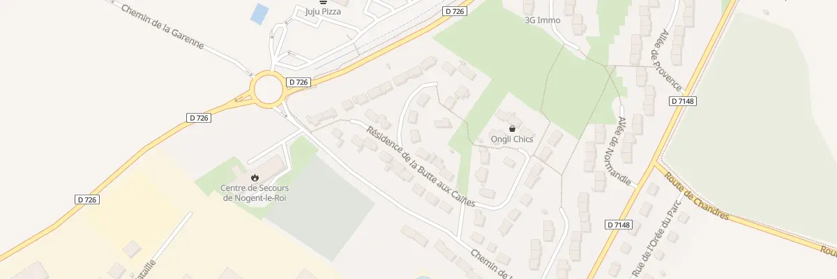 Plan du 46 La Butte aux Cailles à Nogent-le-Roi