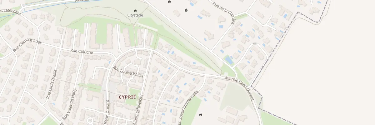 Plan du 53 Av Henri Dunant à Balma